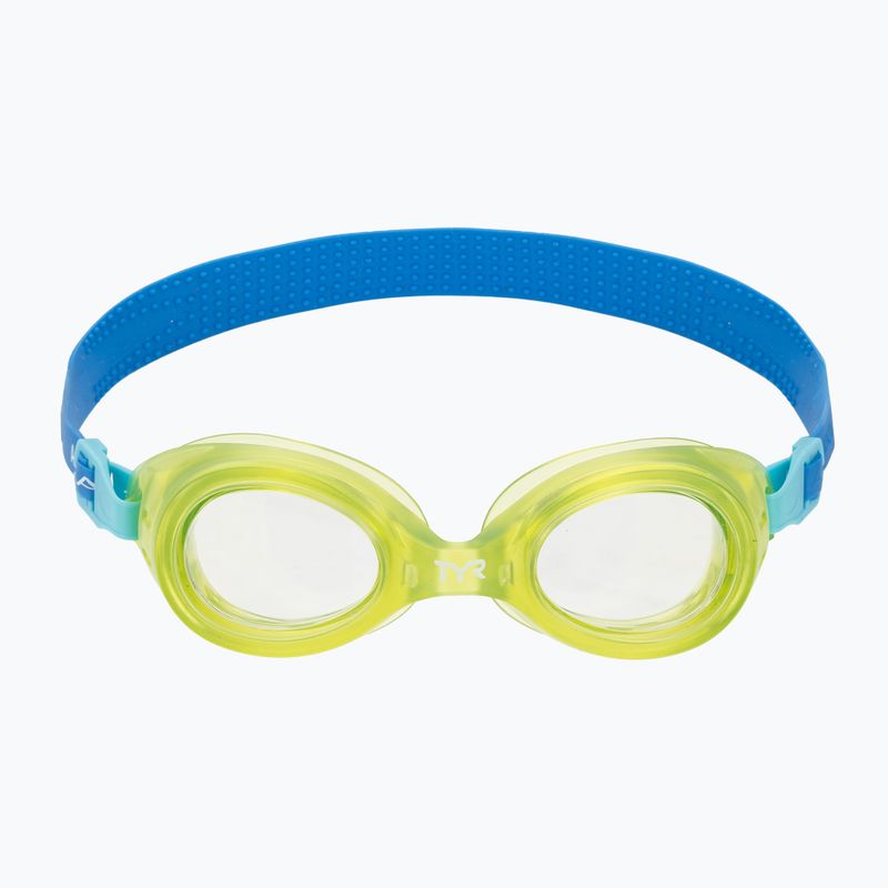 Dětské plavecké brýle TYR Aqua Blaze royal/lime 2