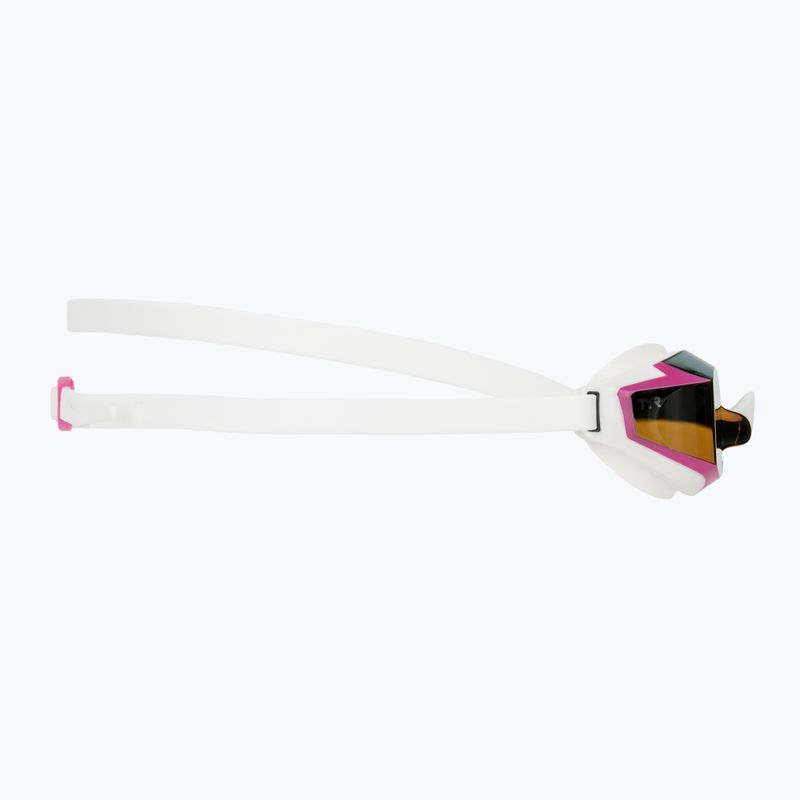 Plavecké brýle TYR Stealth-X Performance Mirrored pink/white 3
