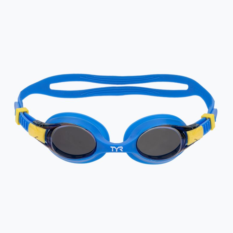 Dětské plavecké brýle TYR Swimple Metallized blue/yellow 2