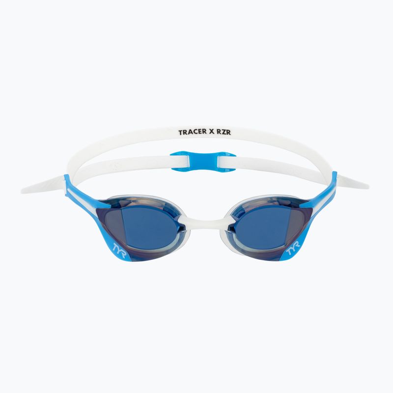 Plavecké brýle TYR Tracer-X Elite Racing Mirrored blue/white 2