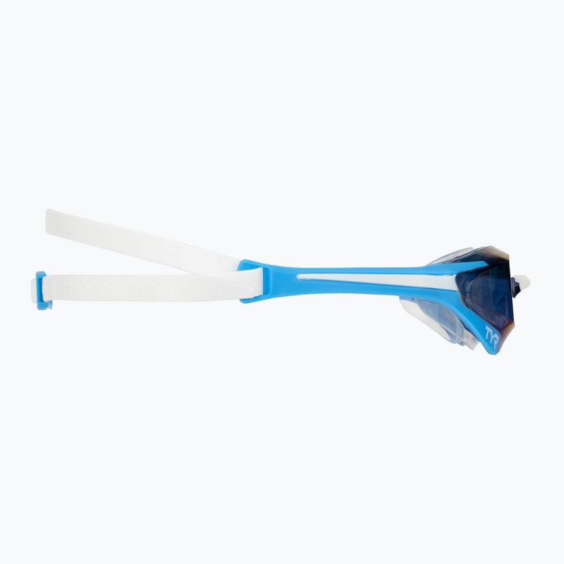 Plavecké brýle TYR Tracer-X Elite Racing Mirrored blue/white 3