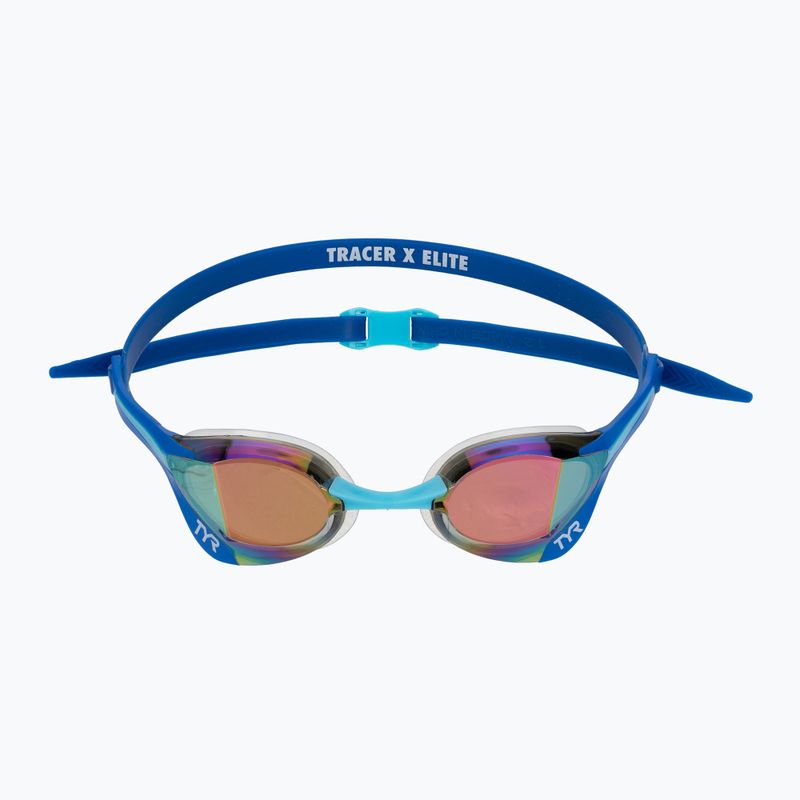 Plavecké brýle TYR Tracer-X Elite Racing Mirrored blue/turquoise 3
