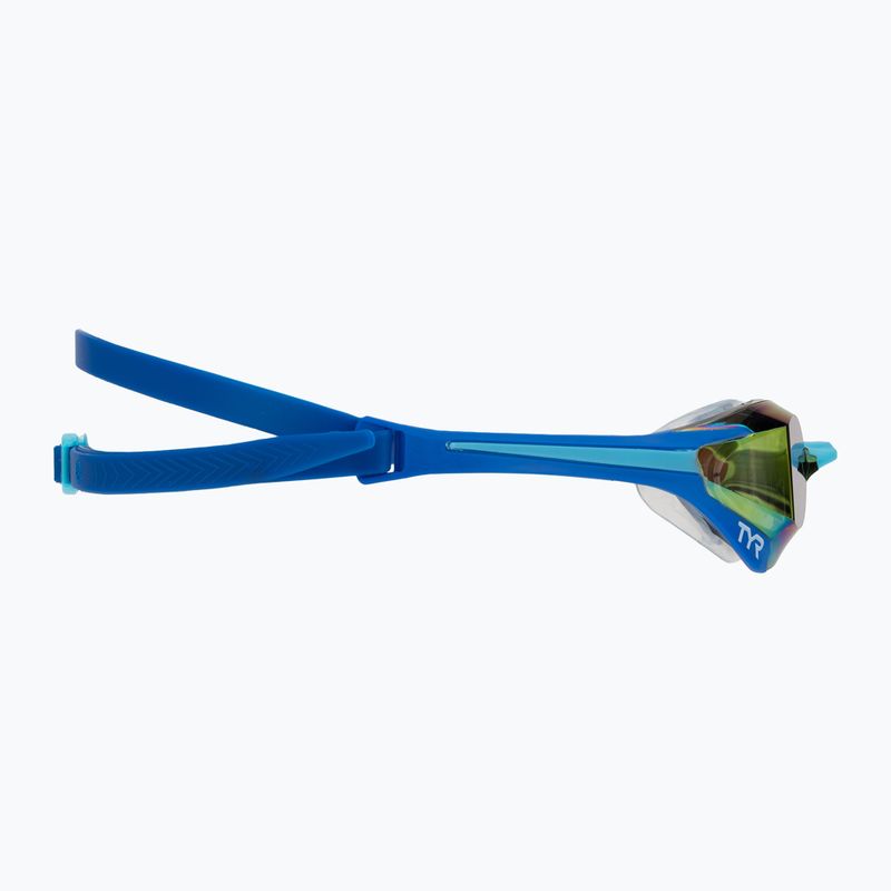 Plavecké brýle TYR Tracer-X Elite Racing Mirrored blue/turquoise 4
