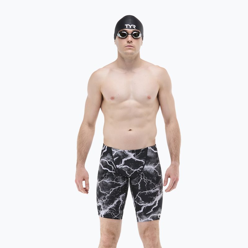 Pánské plavecké jammery TYR Durafast Elite Arterix Jammer titanium