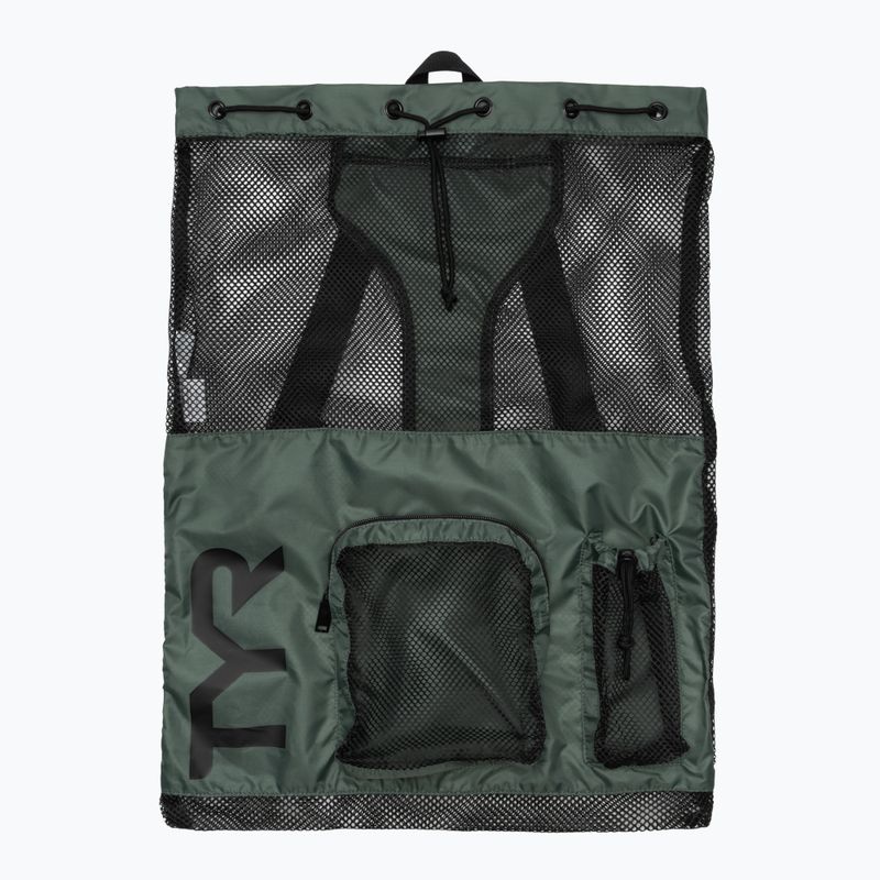 Vak do plavání TYR Big Mesh Mummy 40 l olive