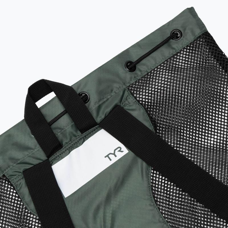 Vak do plavání TYR Big Mesh Mummy 40 l olive 4
