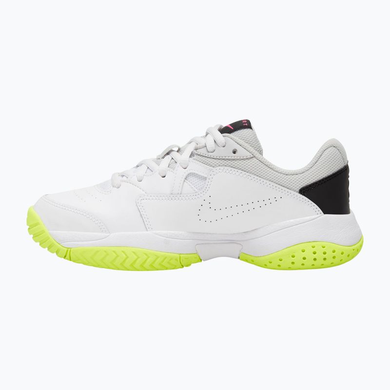 Dětské tenisové boty Nike Court Lite 2 Jr white/hot lime/grey fog/laser fuchsia 2