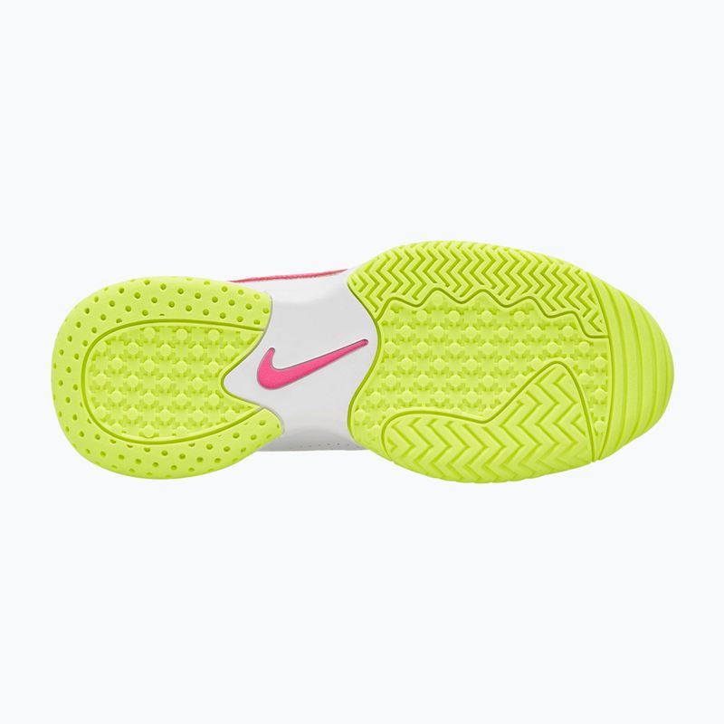 Dětské tenisové boty Nike Court Lite 2 Jr white/hot lime/grey fog/laser fuchsia 3