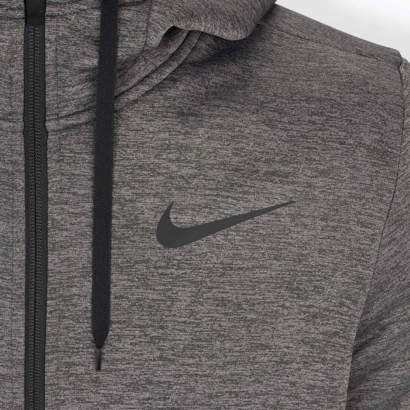 Pánská tréninková mikina Nike Therma Hoodie Full-ZIP šedá CU6231-071 3