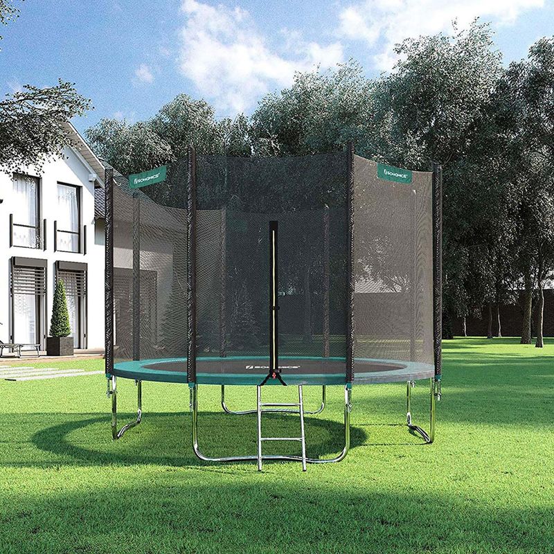 SONGMICS Trampolína 366 cm zelená STR12GN 2