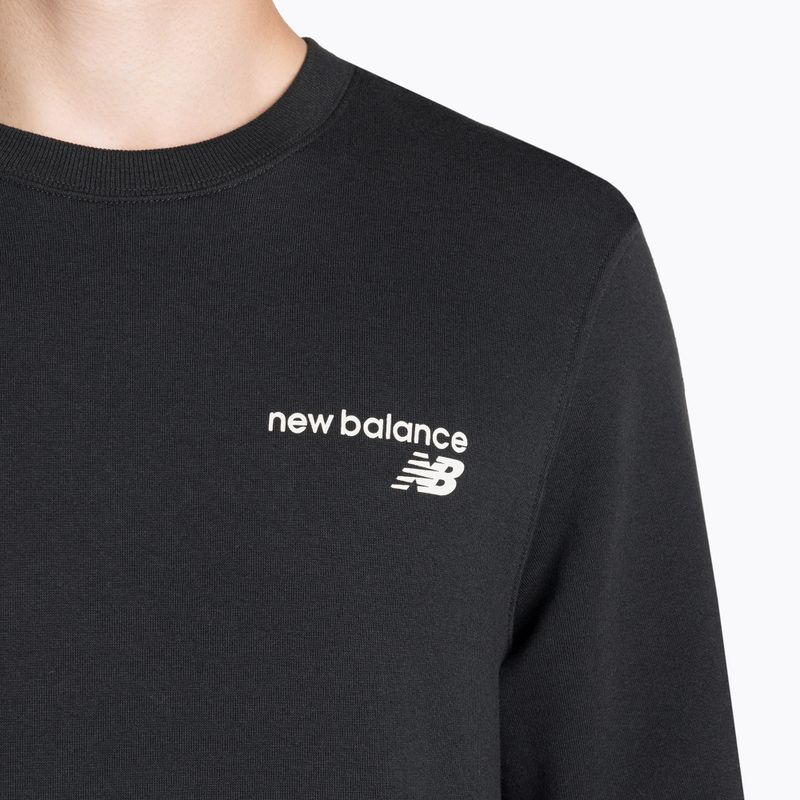 Pánská mikina New Balance Classic Core Fleece Crew černá 3