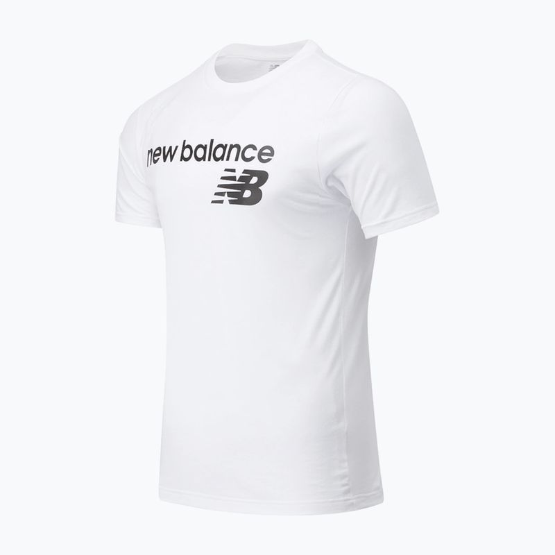 Pánské tričko New Balance Classic Core Logo bílé