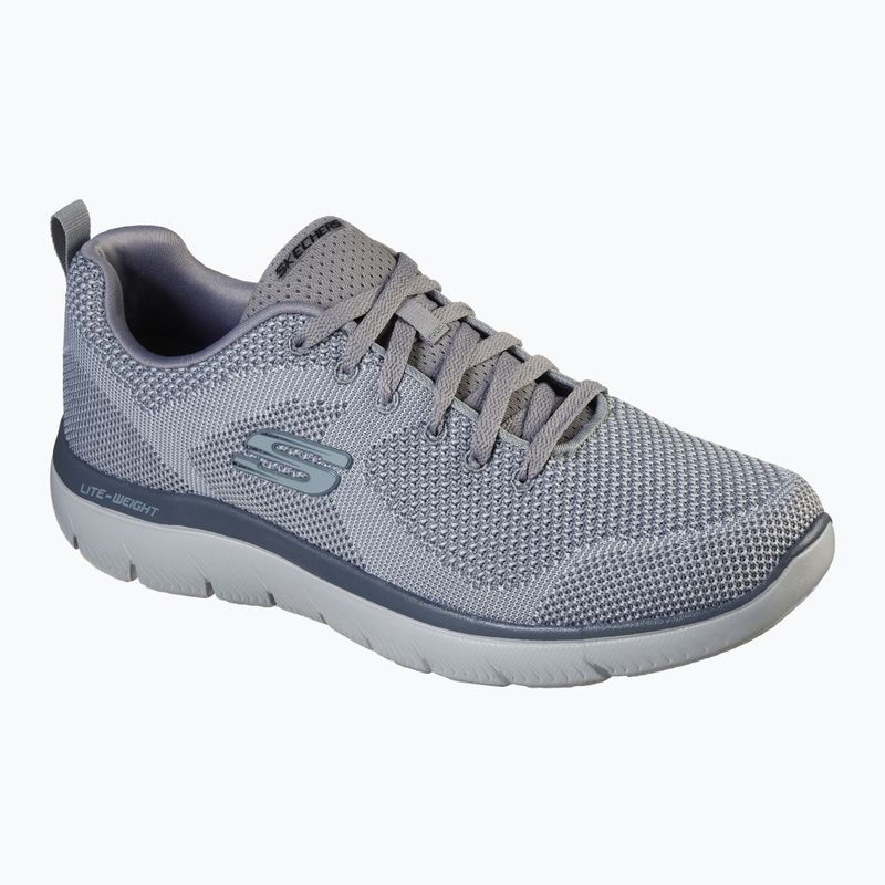 Pánské boty SKECHERS Summits Brisbane light grey 8
