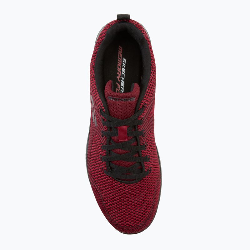 Pánské boty SKECHERS Summits Brisbane red/black 5