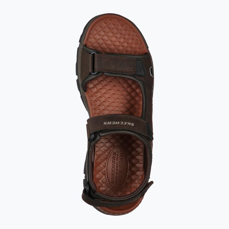 Pánské sandály SKECHERS Tresmen Hirano chocolate 11