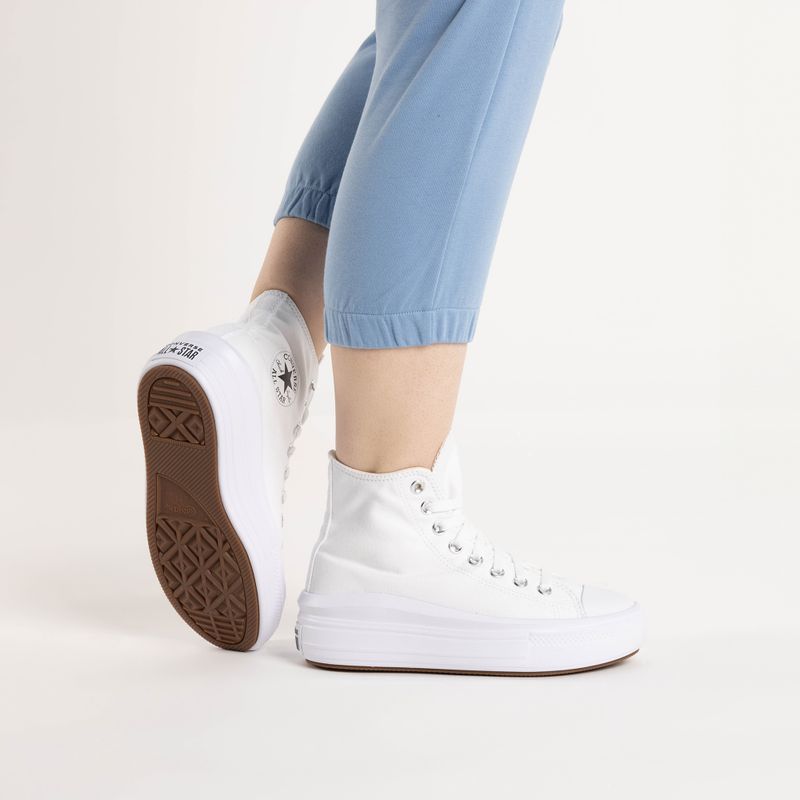 Dámské tenisky  Converse Chuck Taylor All Star Move Platform Hi white/natural ivory/black 2