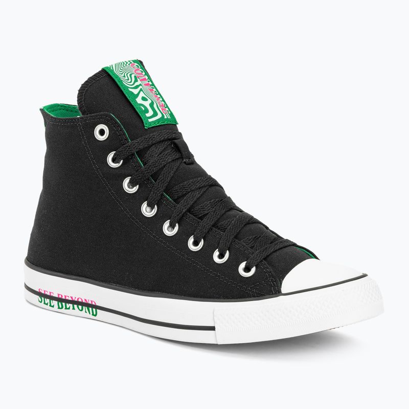 Tenisky  Converse Chuck Taylor All Star Hi black/green/prime pink