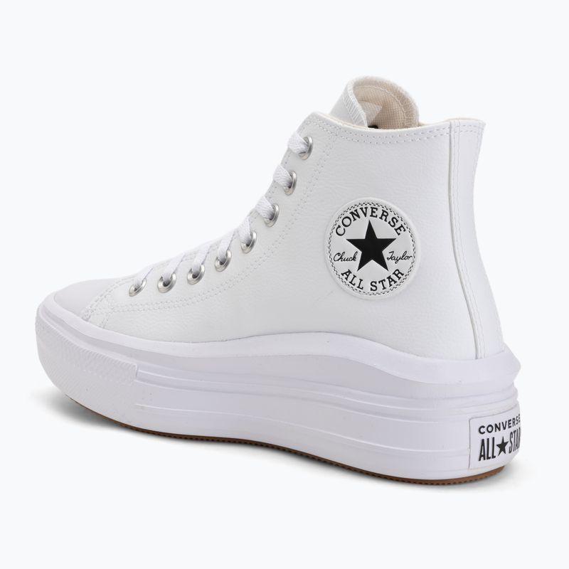 Dámské tenisky Converse Chuck Taylor All Star Move Platform Leather white 3