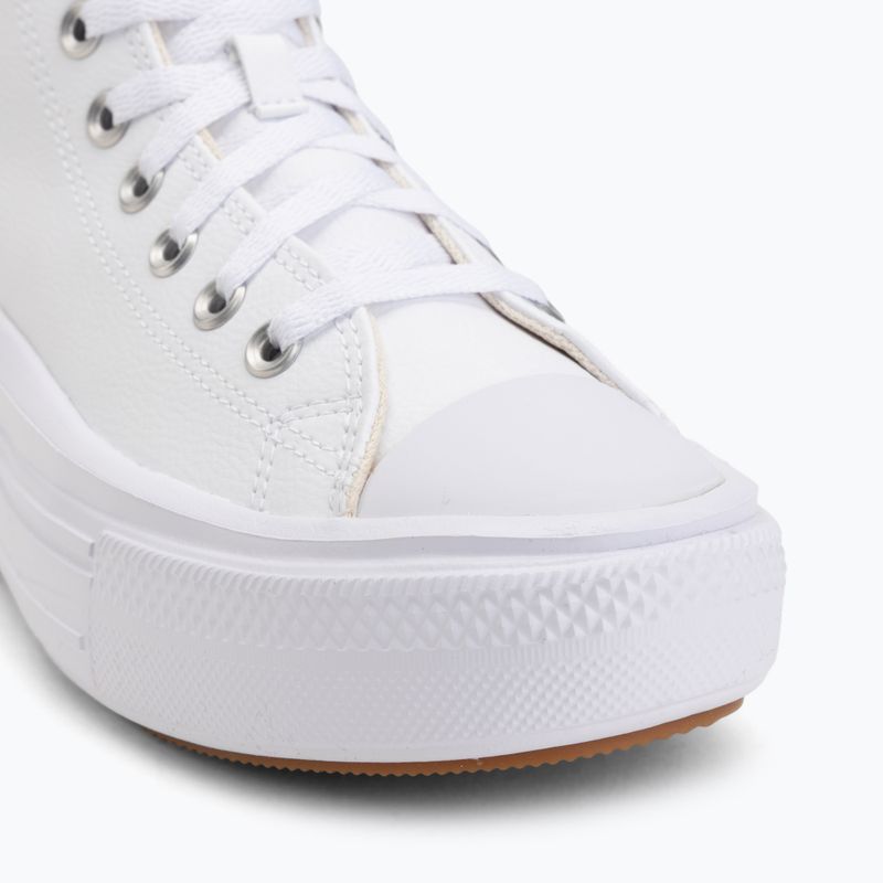 Dámské tenisky Converse Chuck Taylor All Star Move Platform Leather white 7
