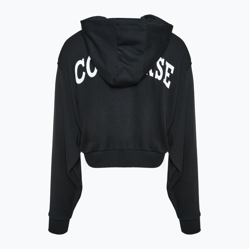 Dámská mikina  Converse Retro Full-Zip Hoodie converse black 2