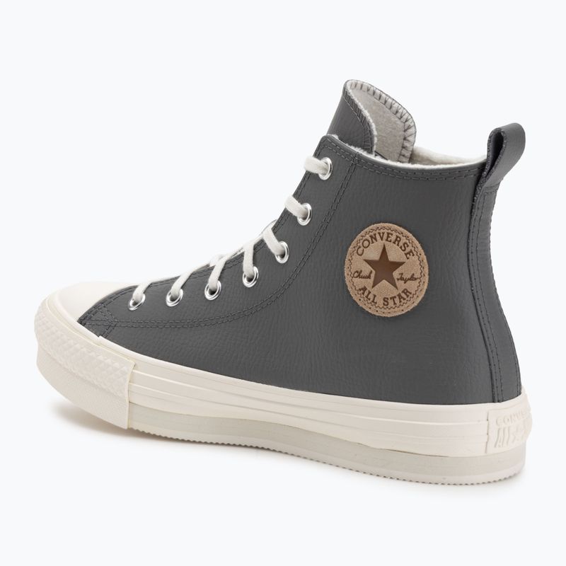 Dámské tenisky Converse Chuck Taylor All Star EVA Lift Platform Leather sharkskin/warm quarry/egret 3