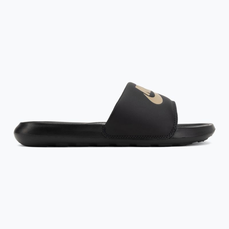 Pánské nazouváky Nike Victori One Slide black/metallic gold 2