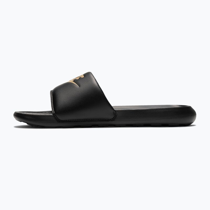 Pánské nazouváky Nike Victori One Slide black/metallic gold 2