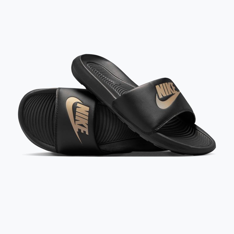 Pánské nazouváky Nike Victori One Slide black/metallic gold 5