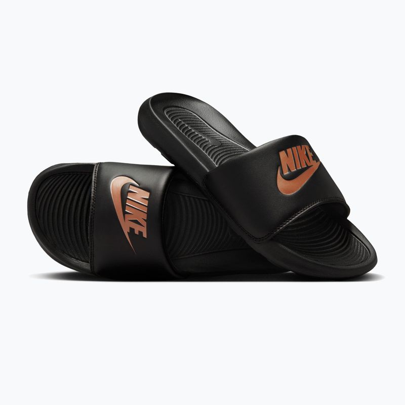 Dámské pantofle Nike Victori One Slide black/black/metallic red bronze 3