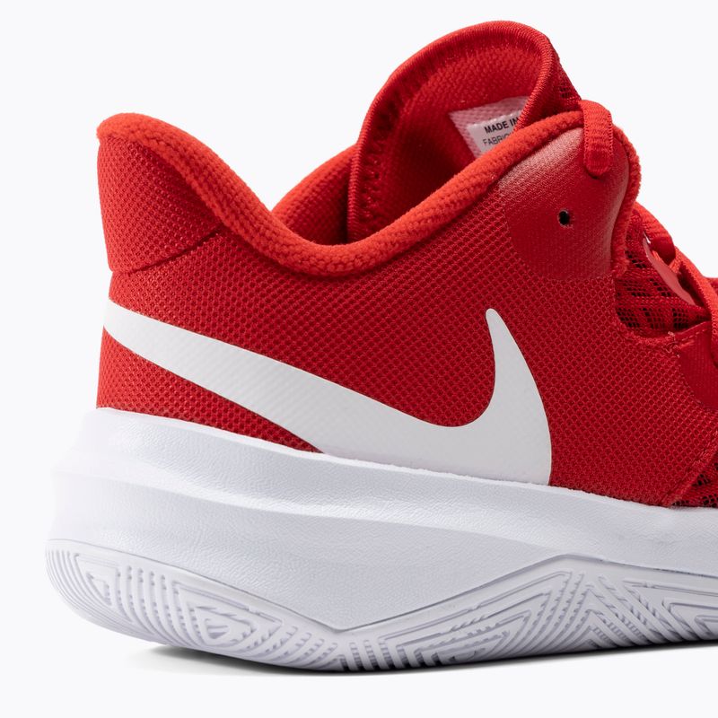 Tenisky na volejbal Nike Zoom Hyperspeed Court červená/bílá 8