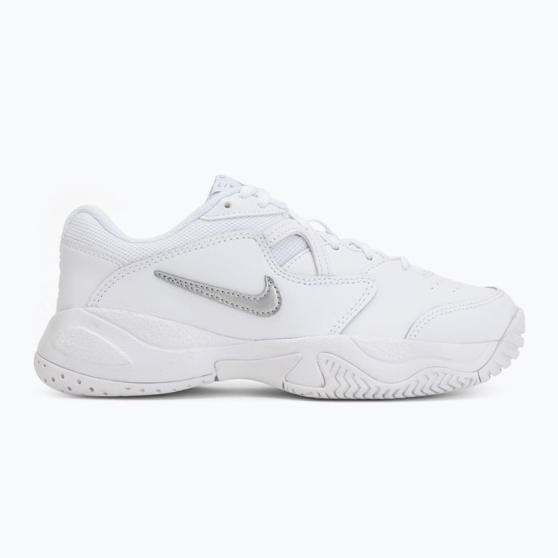 Dětské tenisové boty Nike Court Lite 2 Jr white/metallic silver 2