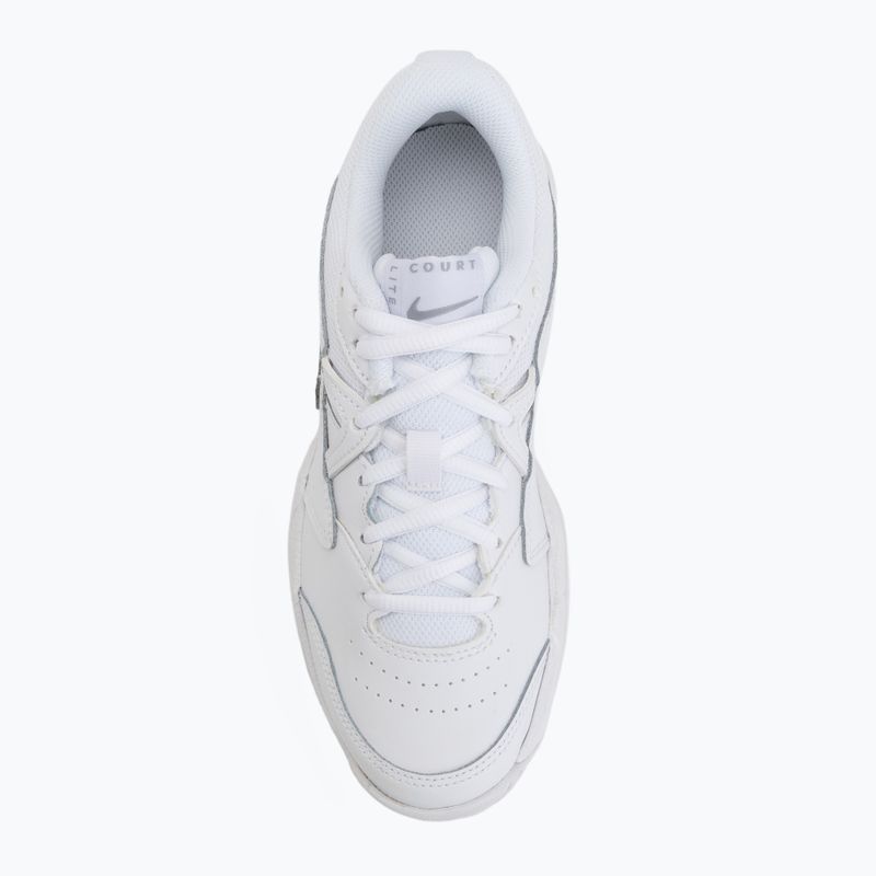 Dětské tenisové boty Nike Court Lite 2 Jr white/metallic silver 5
