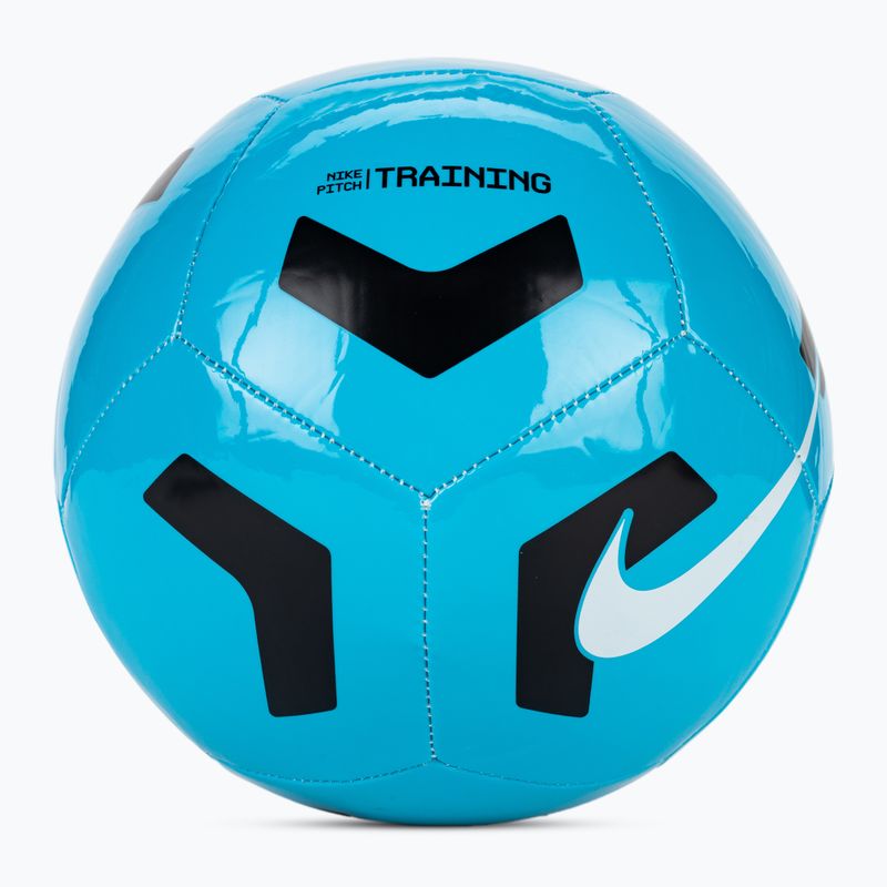 Fotbalový míč Nike Pitch Training light blue fury/black/white velikost 4