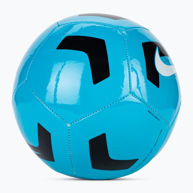 Fotbalový míč Nike Pitch Training light blue fury/black/white velikost 4 2
