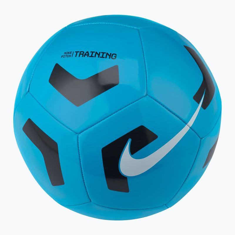 Fotbalový míč Nike Pitch Training light blue fury/black/white velikost 4 4