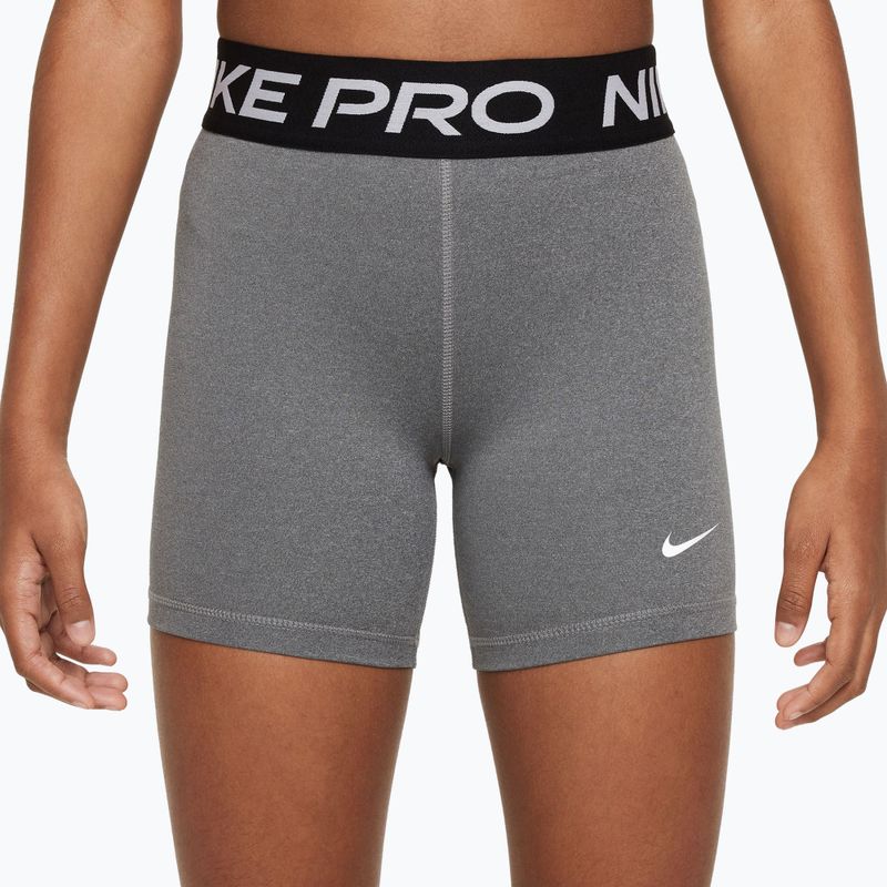 Dětské kraťasy Nike Pro carbon heather/white 3
