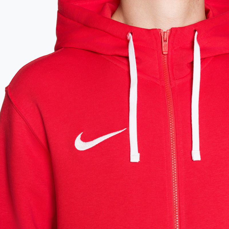 Pánská mikina s kapucí Nike Park 20 Full Zip Hoodie university red/white/white 3