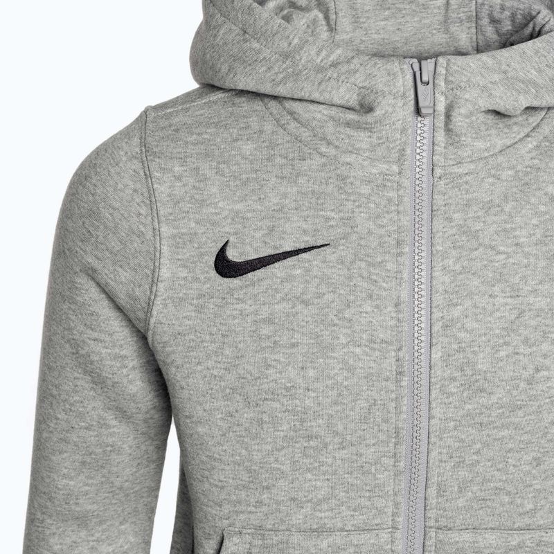 Dětská mikina Nike Park 20 Full Zip Hoodie dk grey heather/black 3