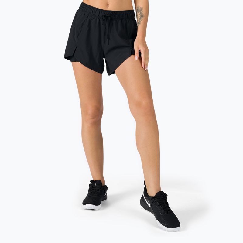 Dámské tréninkové šortky Nike Flex Essential 2 v 1 černé DA0453-011