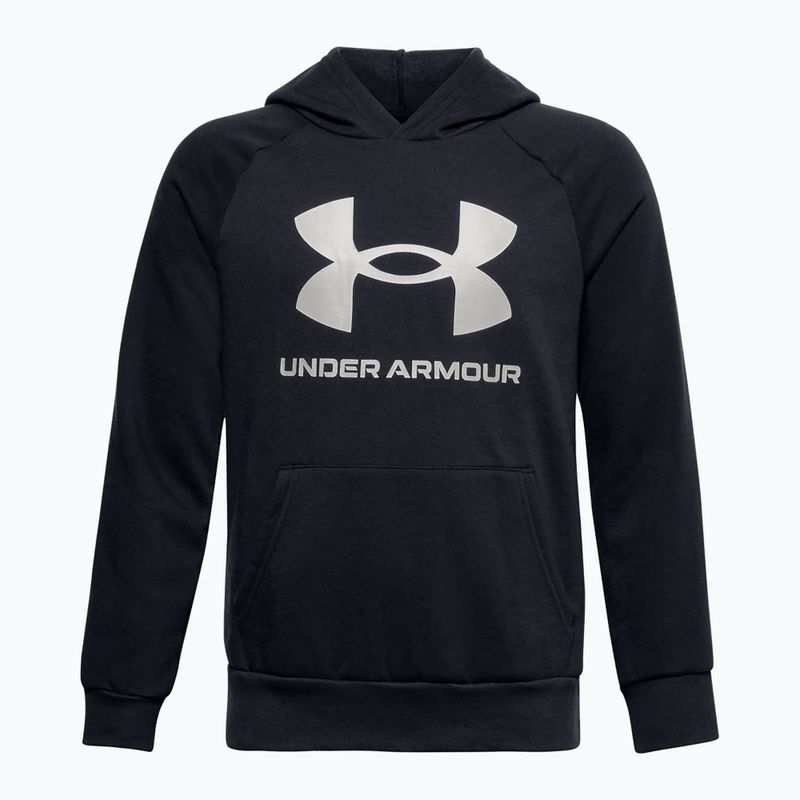 Dětská sportovní mikina Under Armour Rival Fleece Hoodie černá 1357585-001