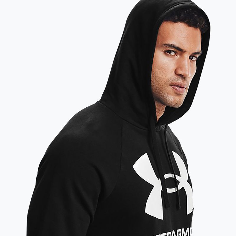 Pánská mikina Under Armour Rival Fleece Big Logo Hd black 1357093 4