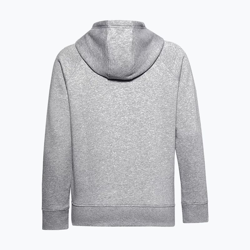 Dámská mikina Under Armour Rival Fleece Hb Hoodie šedá 1356317 2