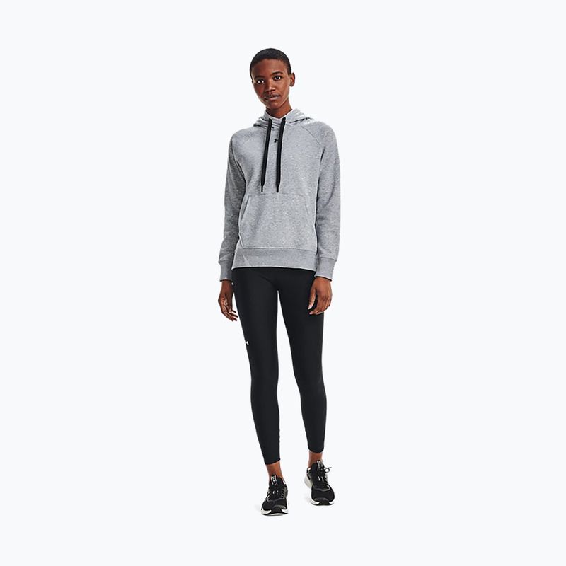 Dámská mikina Under Armour Rival Fleece Hb Hoodie šedá 1356317 5