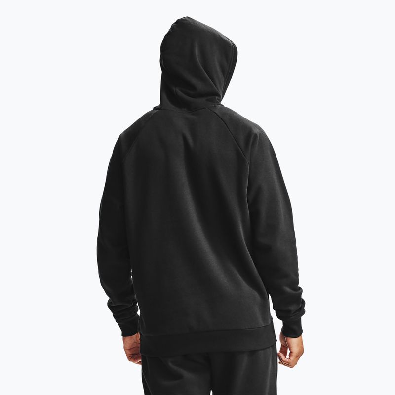 Pánská mikina Under Armour Rival Hoodie black/onyx white 3