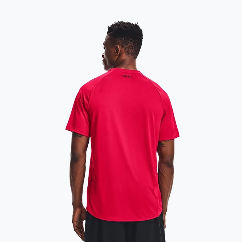 Under Armour pánské tréninkové tričko UA Tech 2.0 SS Tee Novinka červená 1345317 3