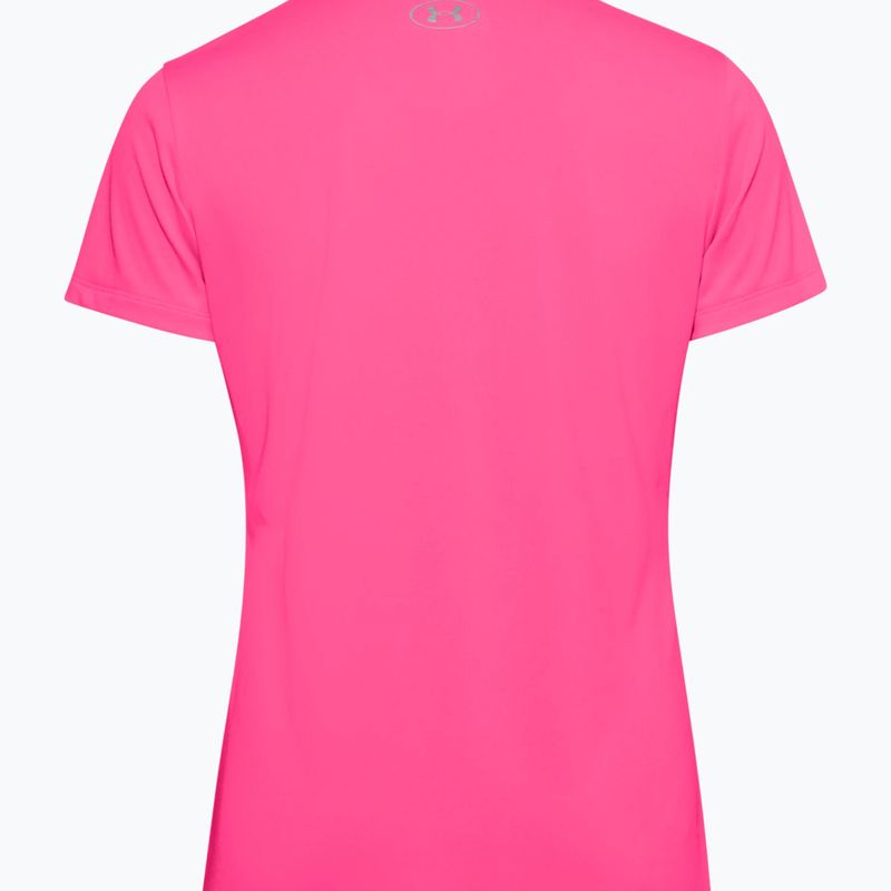 Dámské sportovní tričko Under Armour Tech SSV - Solid 653 růžovo-stříbrné 1255839 2