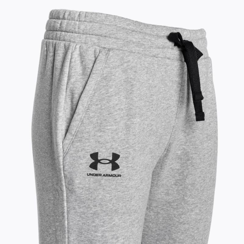 Under Armour pánské tepláky Rival Fleece Joggers 035 grey 1356416-035 5