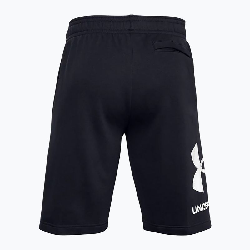 Pánské tréninkové šortky Under Armour Rival Fleece černé 1357118 4