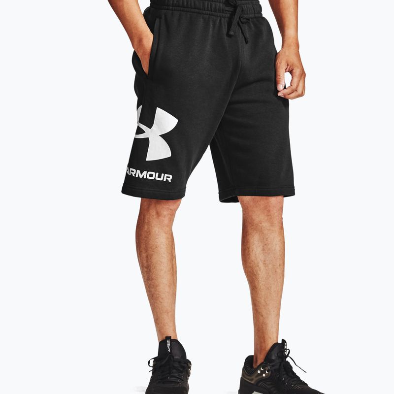 Pánské tréninkové šortky Under Armour Rival Fleece černé 1357118
