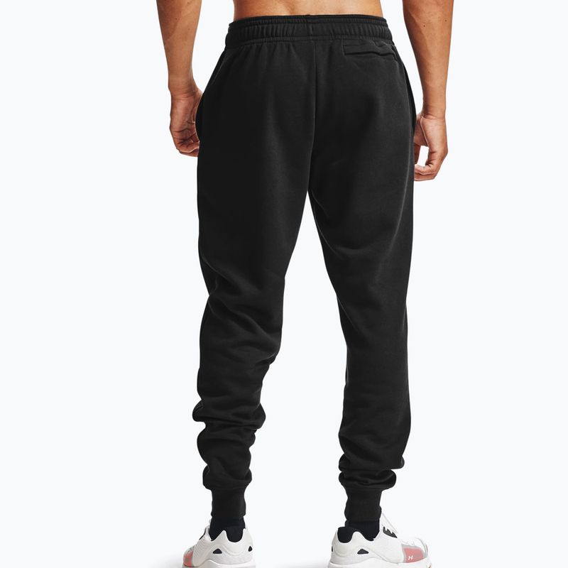 Under Armour pánské tréninkové kalhoty Rival Fleece Joggers black 1357128 2